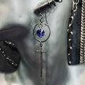 Purple Heart of Honour Earrings
