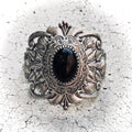 Onyx Rites Filigree Wrist Cuff