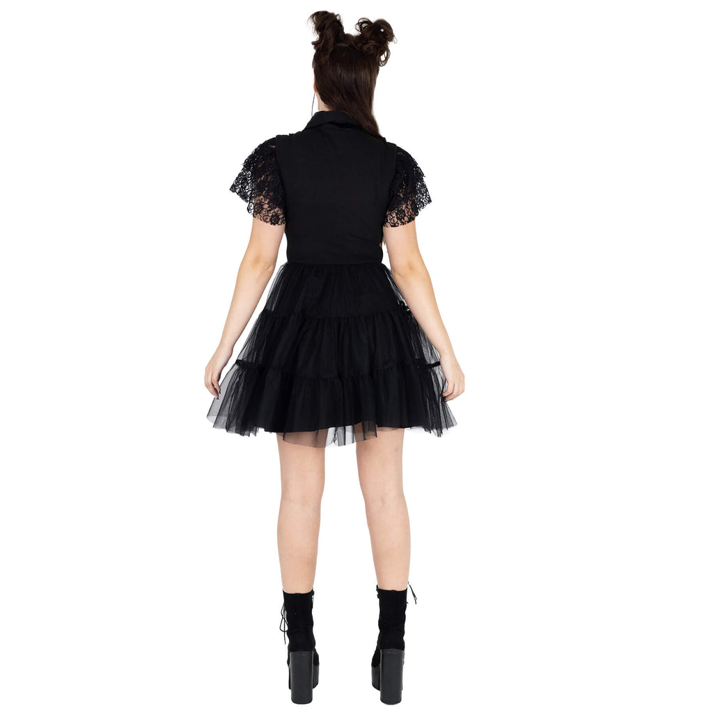 Nevermore Layered Gothic Dress