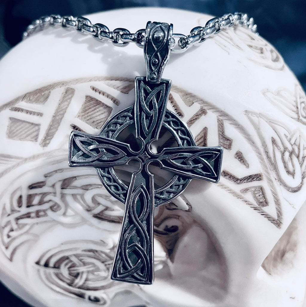 Old Wisdoms Celtic Cross Necklace
