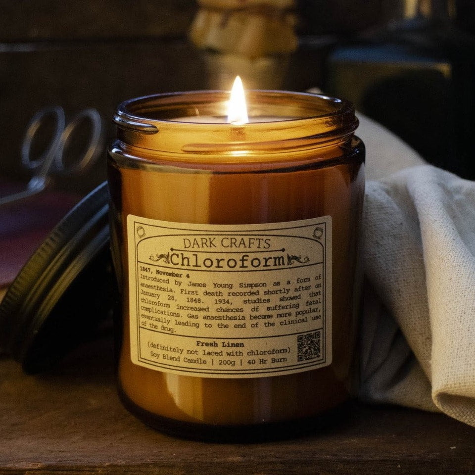 Chloroform Soy Wax Candle