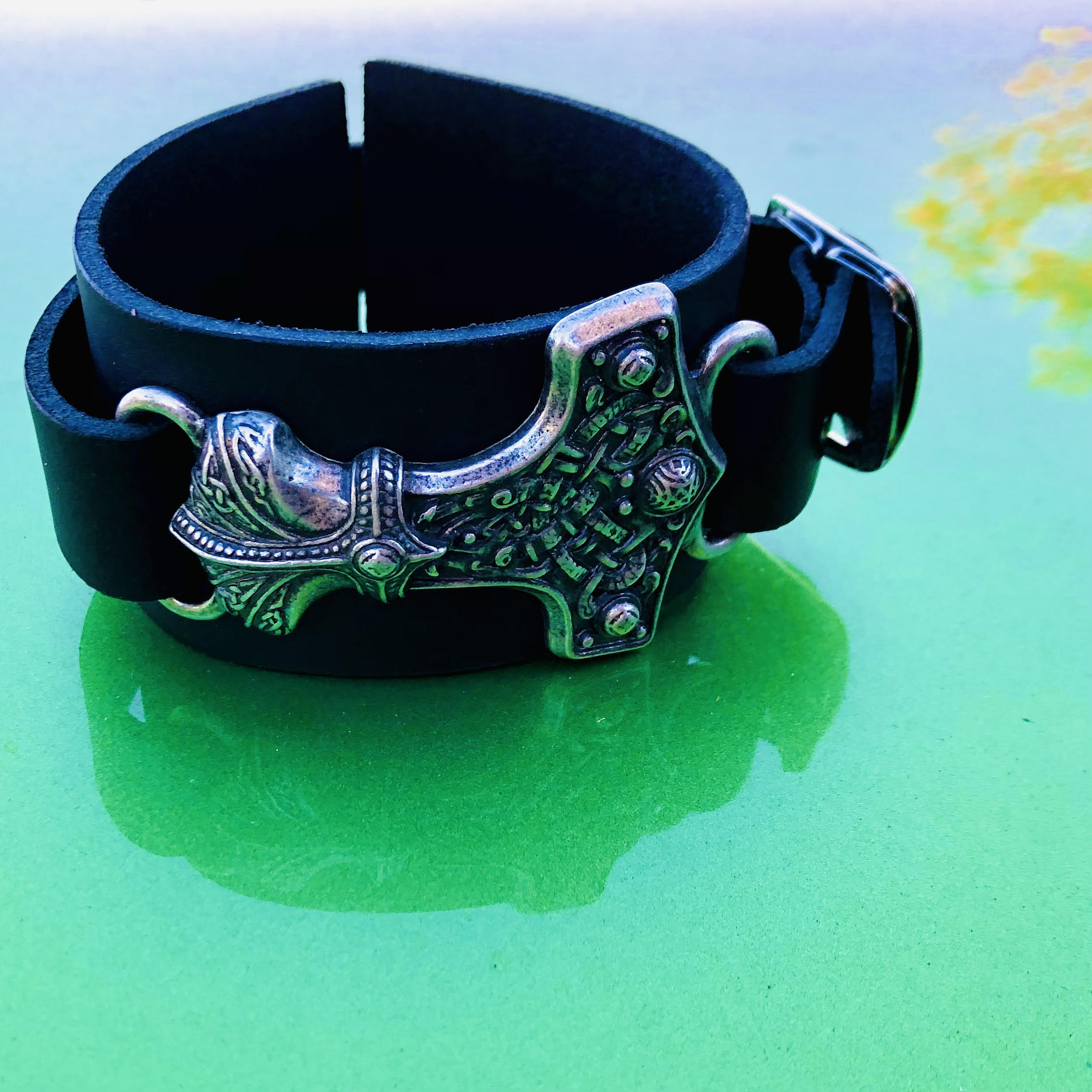 Thunder Hammer Wrist Cuff By Alchemy