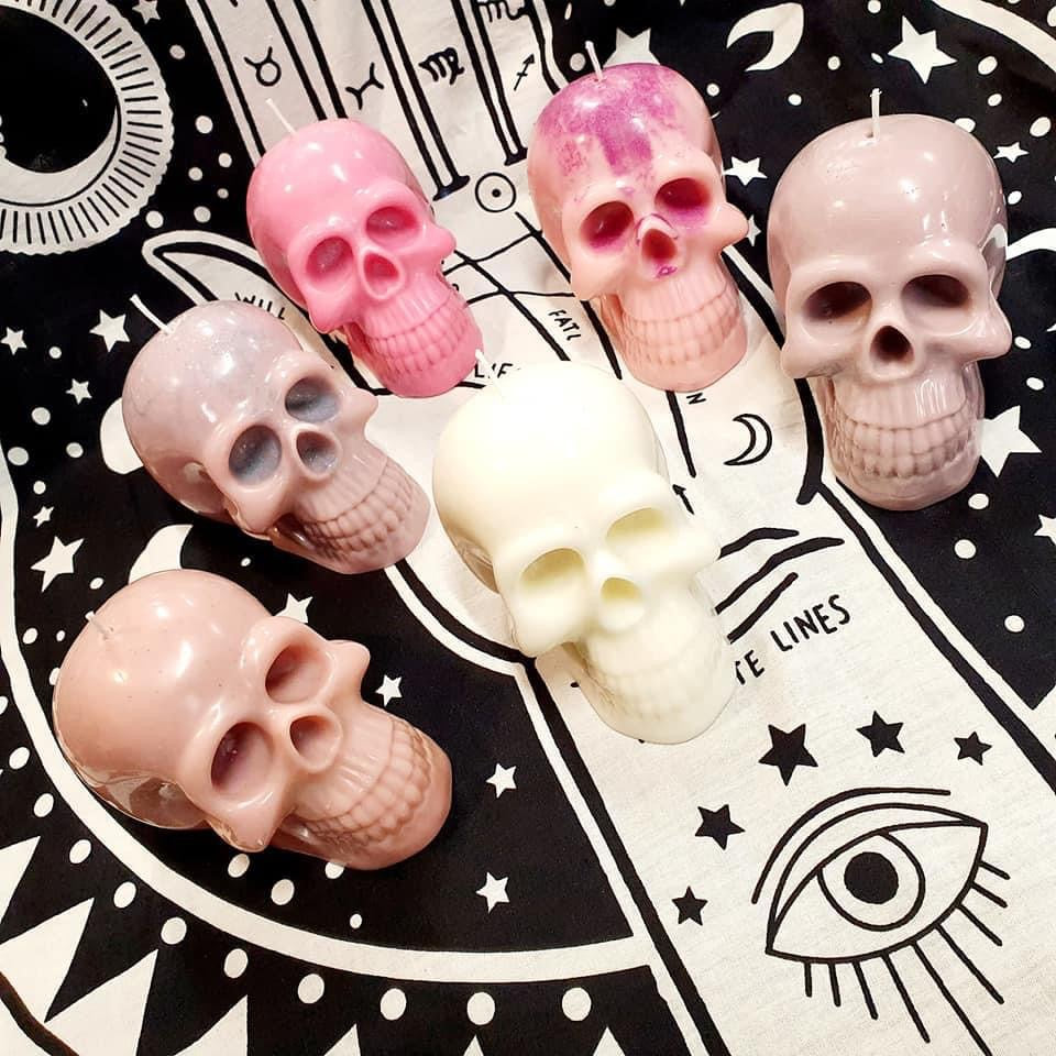 Skull Soy Wax Candle