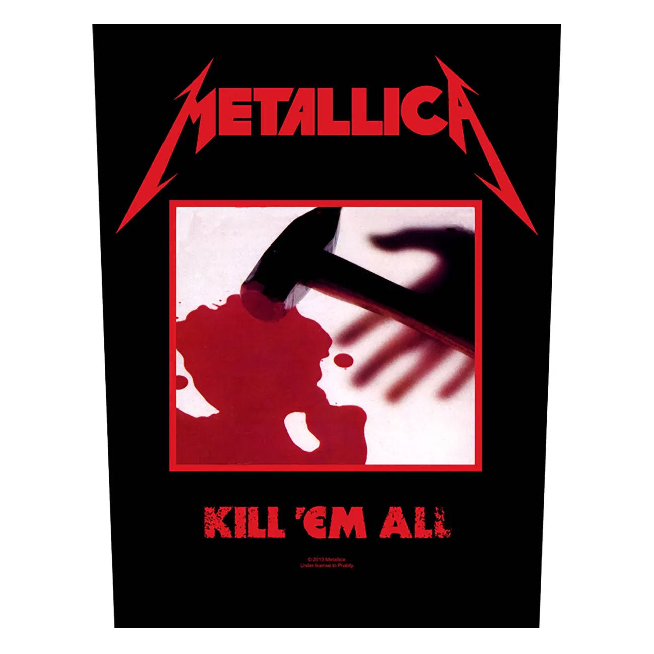 METALLICA Kill 'Em All Back Patch