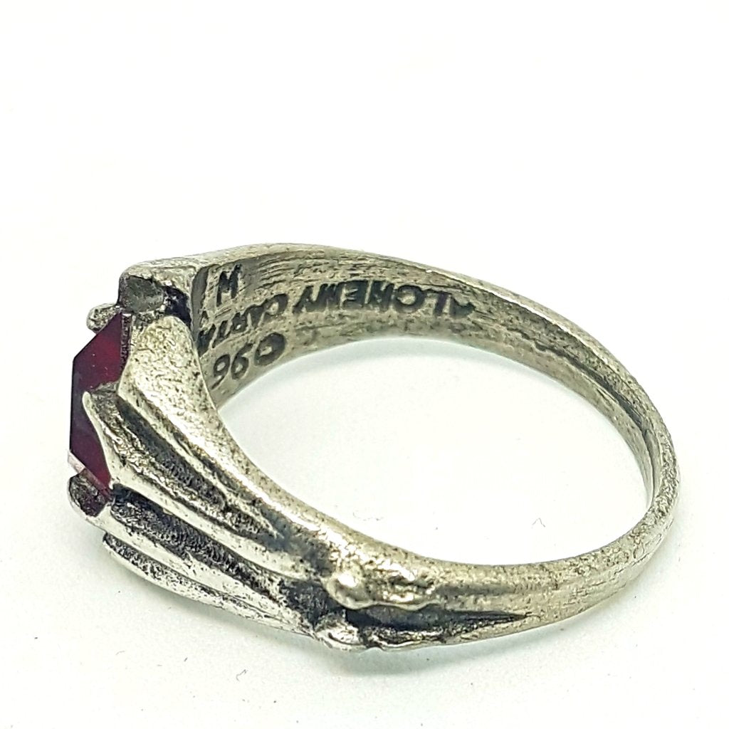 Bathory Red Crystal Ring