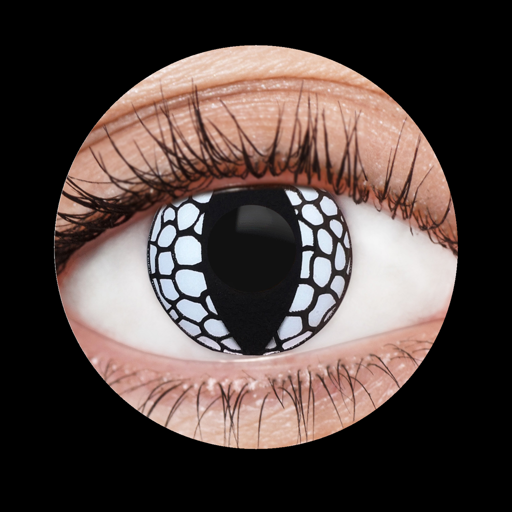 Dragon White Contact Lenses