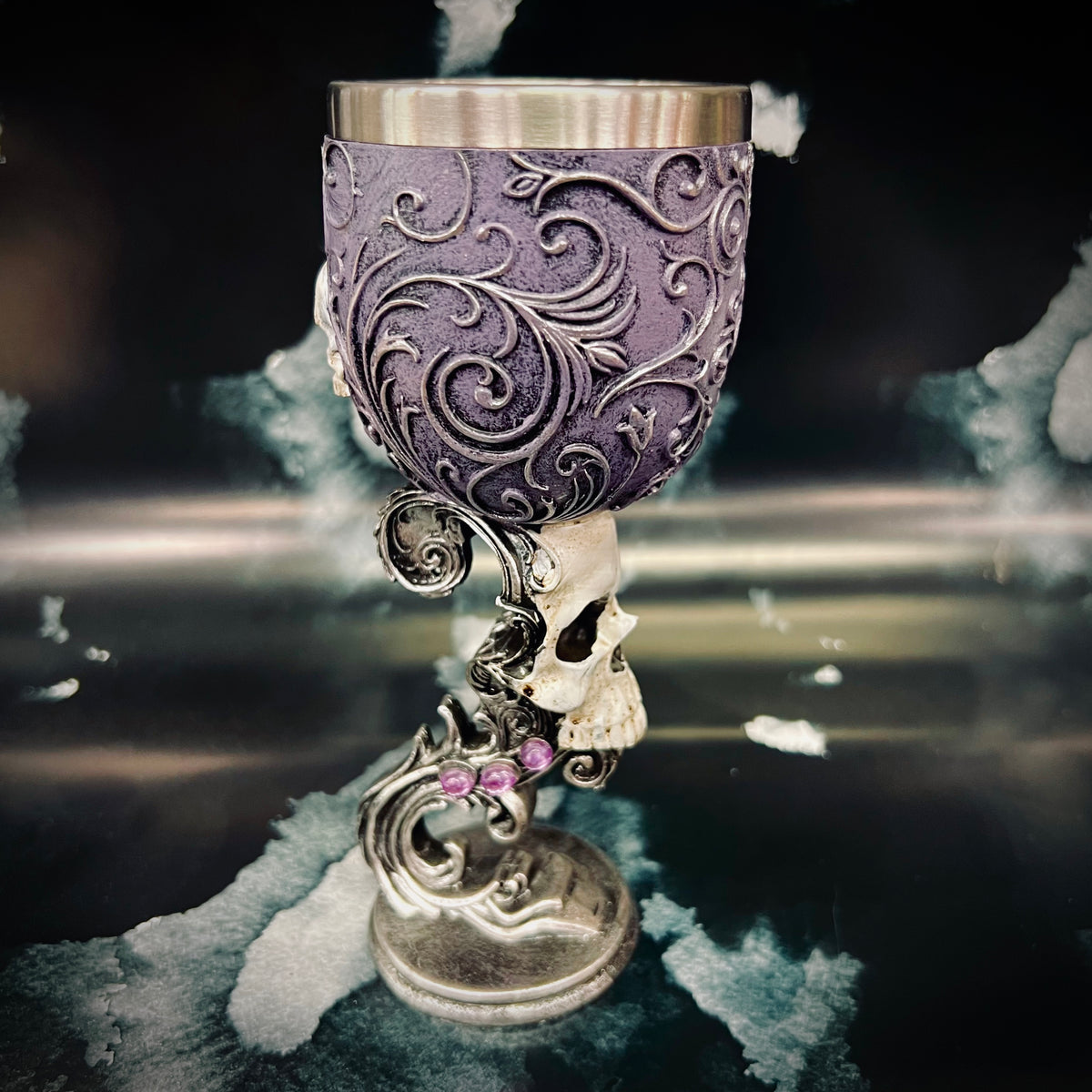 Reminiscent Skull Goblet