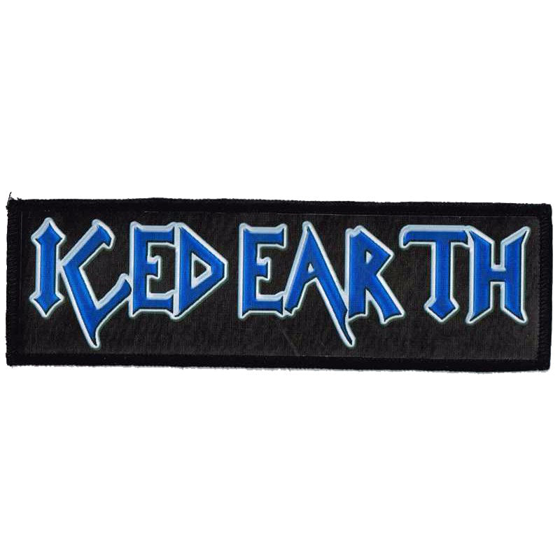 ICED EARTH LOGO Strip Patch