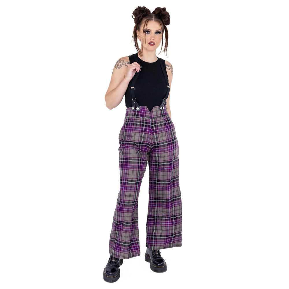 Imelda Purple Grey Pants