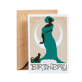 Familiar Cat Creature Birthday Blank Card