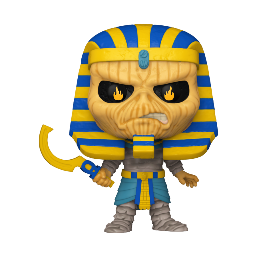 IRON MAIDEN Pharoah 50th Anniversary Eddie Pop! Vinyl