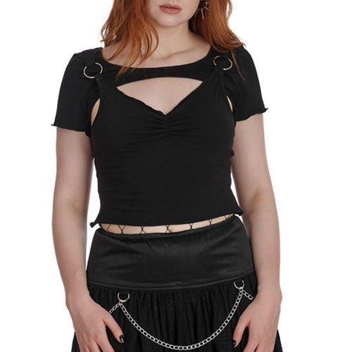 Lunar Serenade Cut Out Top