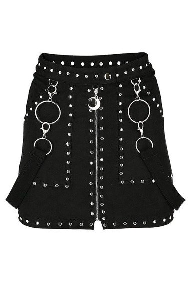 Per-SUEDE-ed Stud Skirt