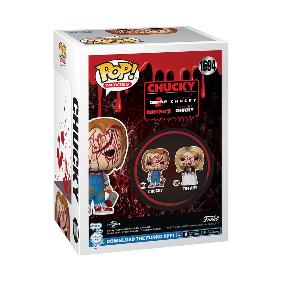 Bride of Chucky - Chucky (Battle Damaged) Pop!