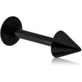 Labret Black Steel Spike