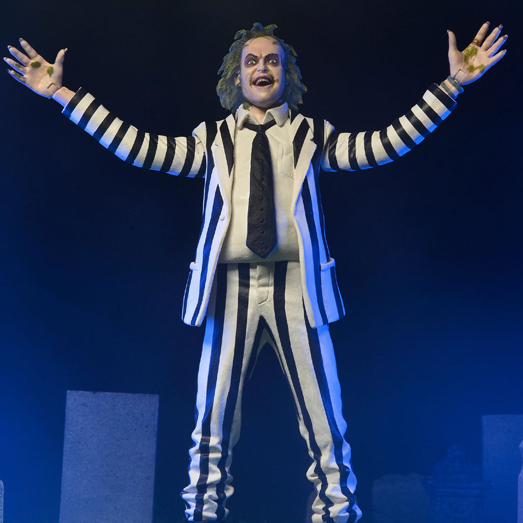 Beetlejuice (1988) - Black and White Striped Suit 7" Figure
