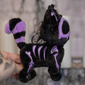 Ultra Violet Bones Skelekitty Plush Keychain