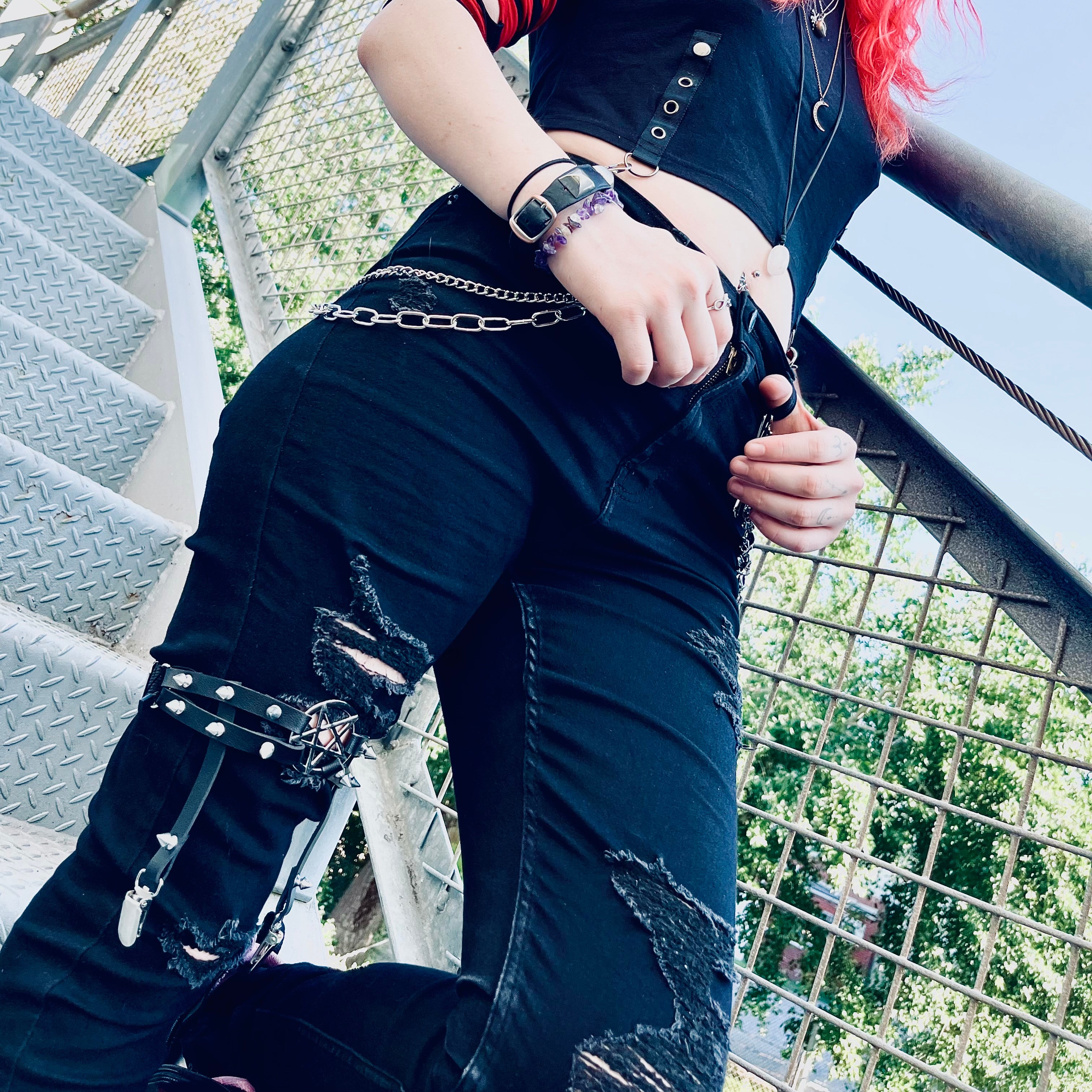 Wicked Ways Spike Garter