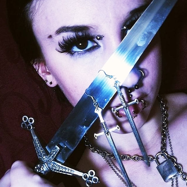 Honours Last Breath Sword Earrings