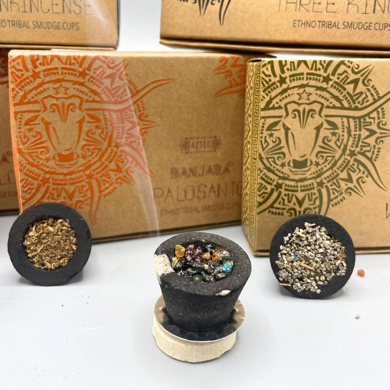 White Sage Smudge Cups