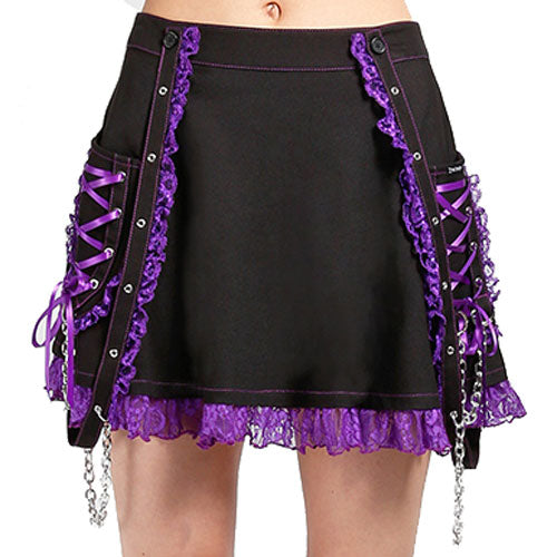 Lolita's Royal Blood Purple Suspender Skirt