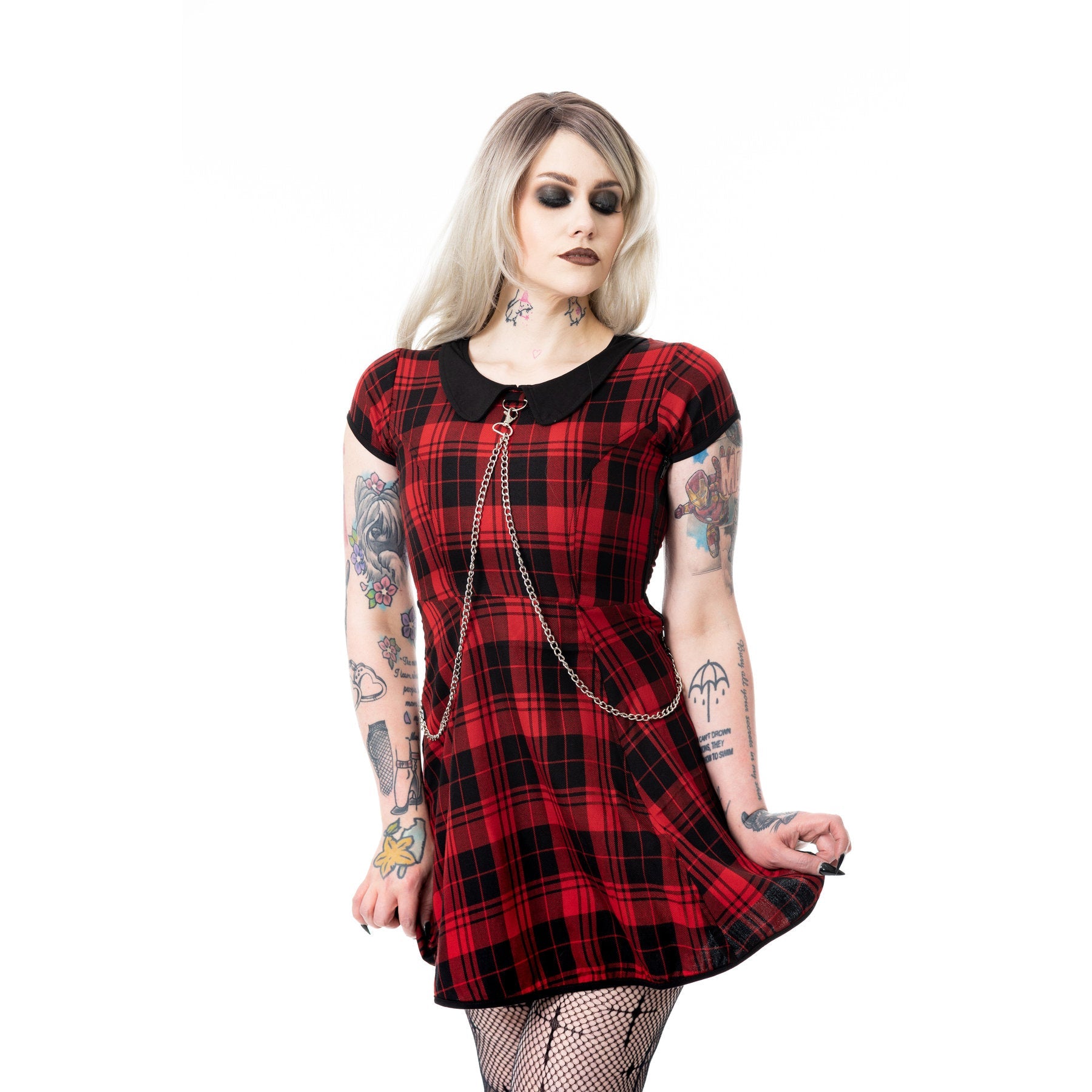 Ebbani Tartan Dress