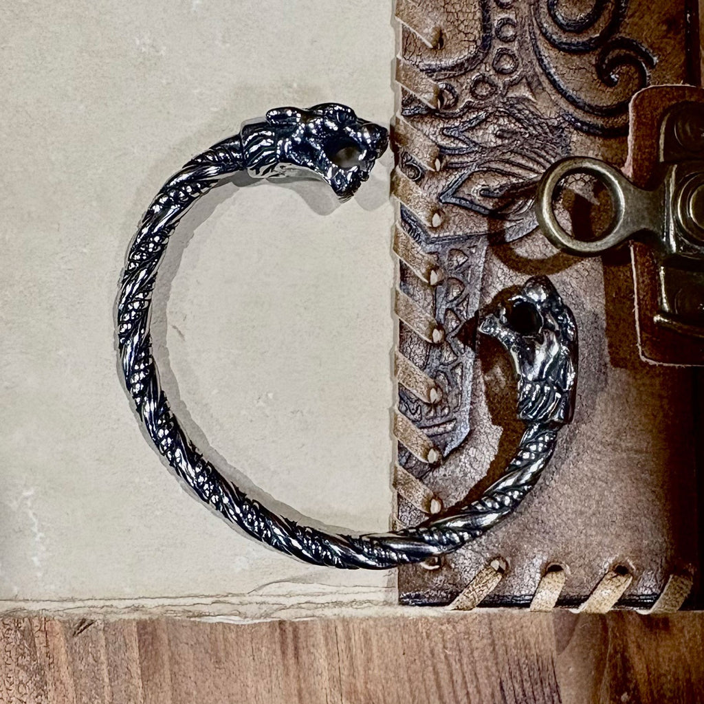 Warrior Heart Torc Bracelet