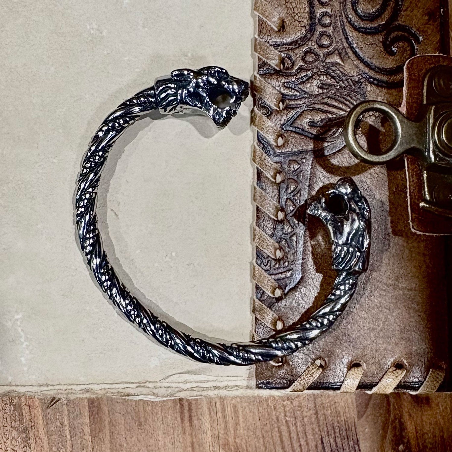 Warrior Heart Torc Bracelet
