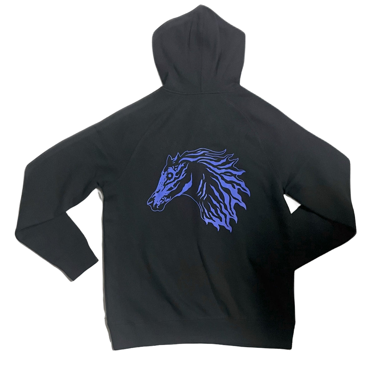 Haunted Horsemen Blue Hood