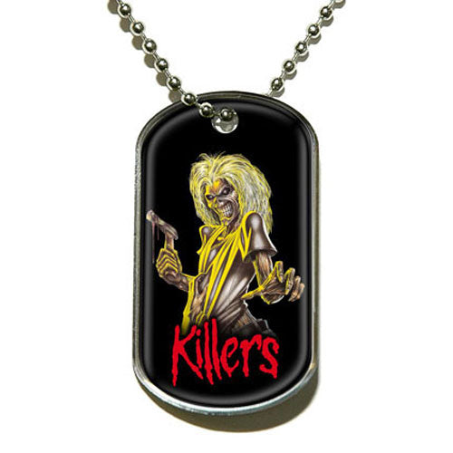 IRON MAIDEN Killers Dog Tag Necklace