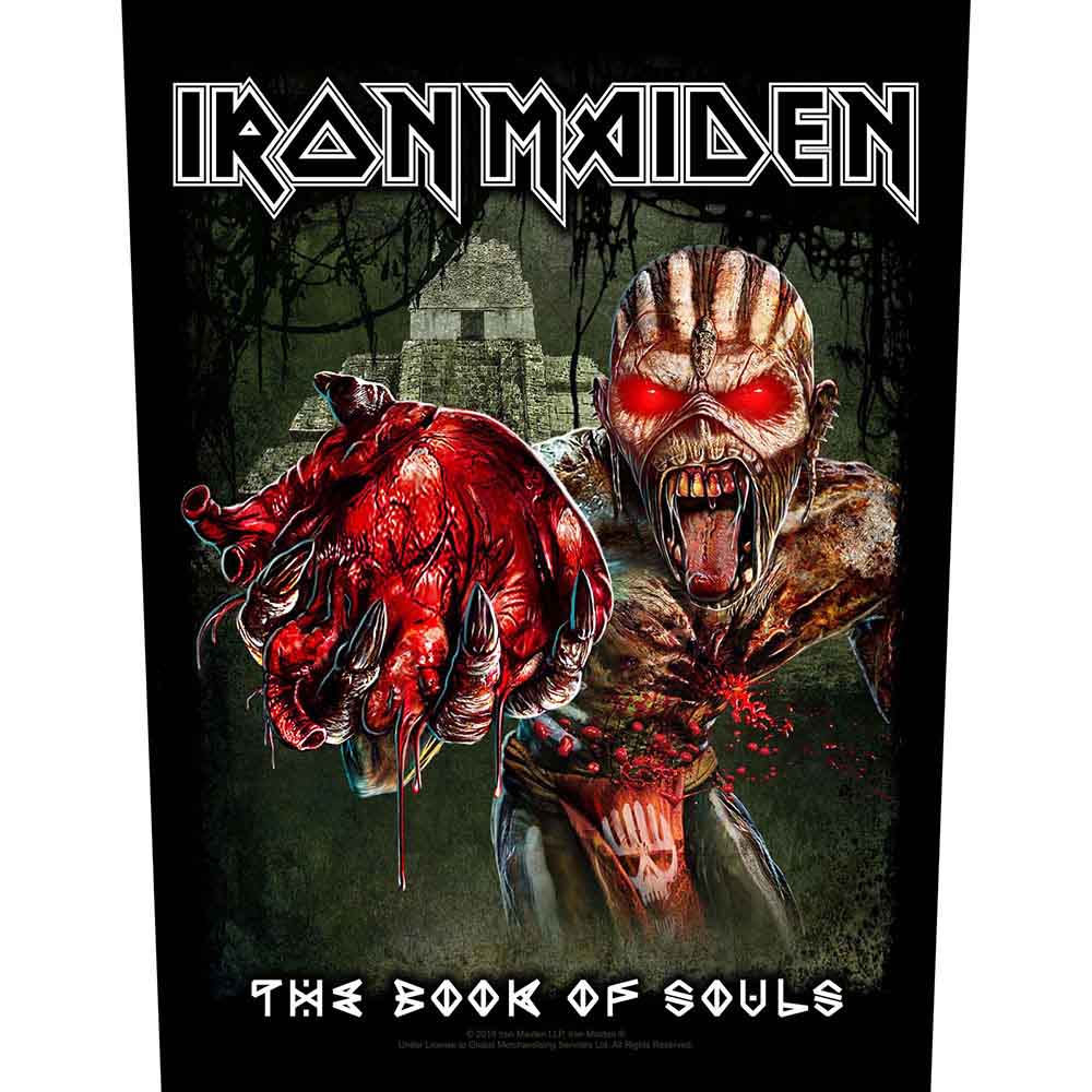 IRON MAIDEN Book of Souls Back Patch
