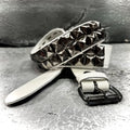 Souless Deuce Studded Leather Belt