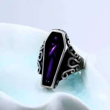 Vampire’s Rule Slumber Coffin Ring