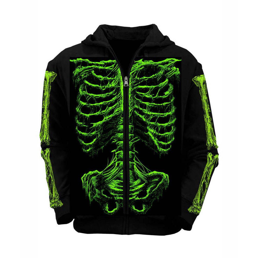 Zombie Rot Skeleton Hood