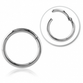 Segment Ring Hinged Piercing Surgical Steel - Stainless Steel