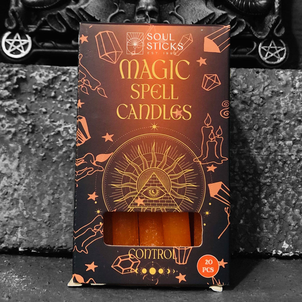 Spell Ritual Mini Candles - 20pk Control: Orange
