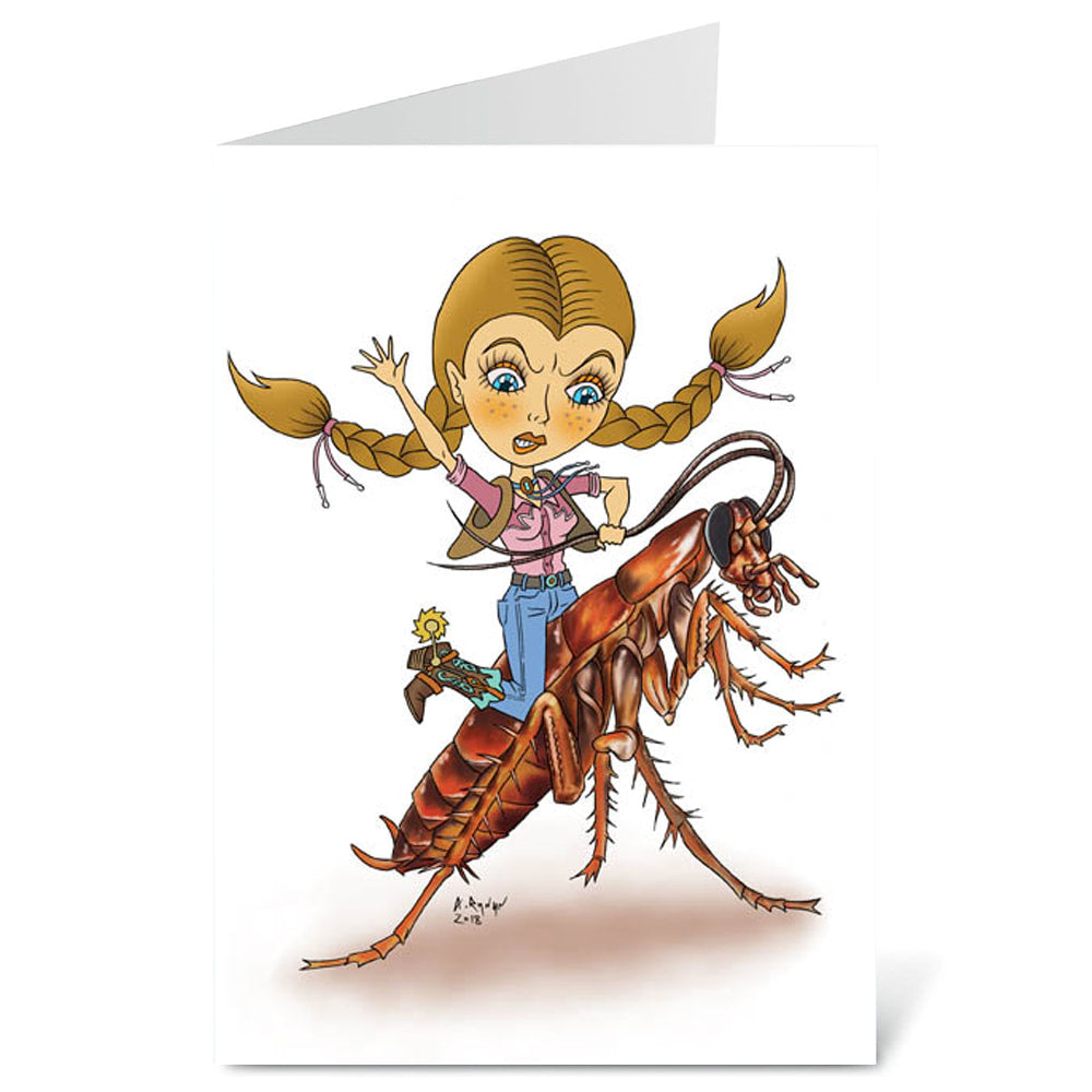 Roach Rider - Blank Card