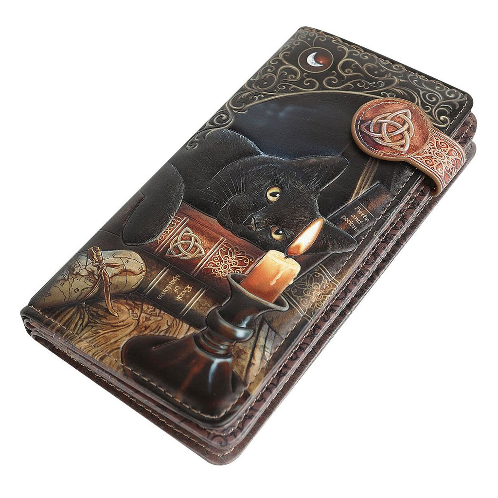 Witching Hour Black Cat Embossed Wallet