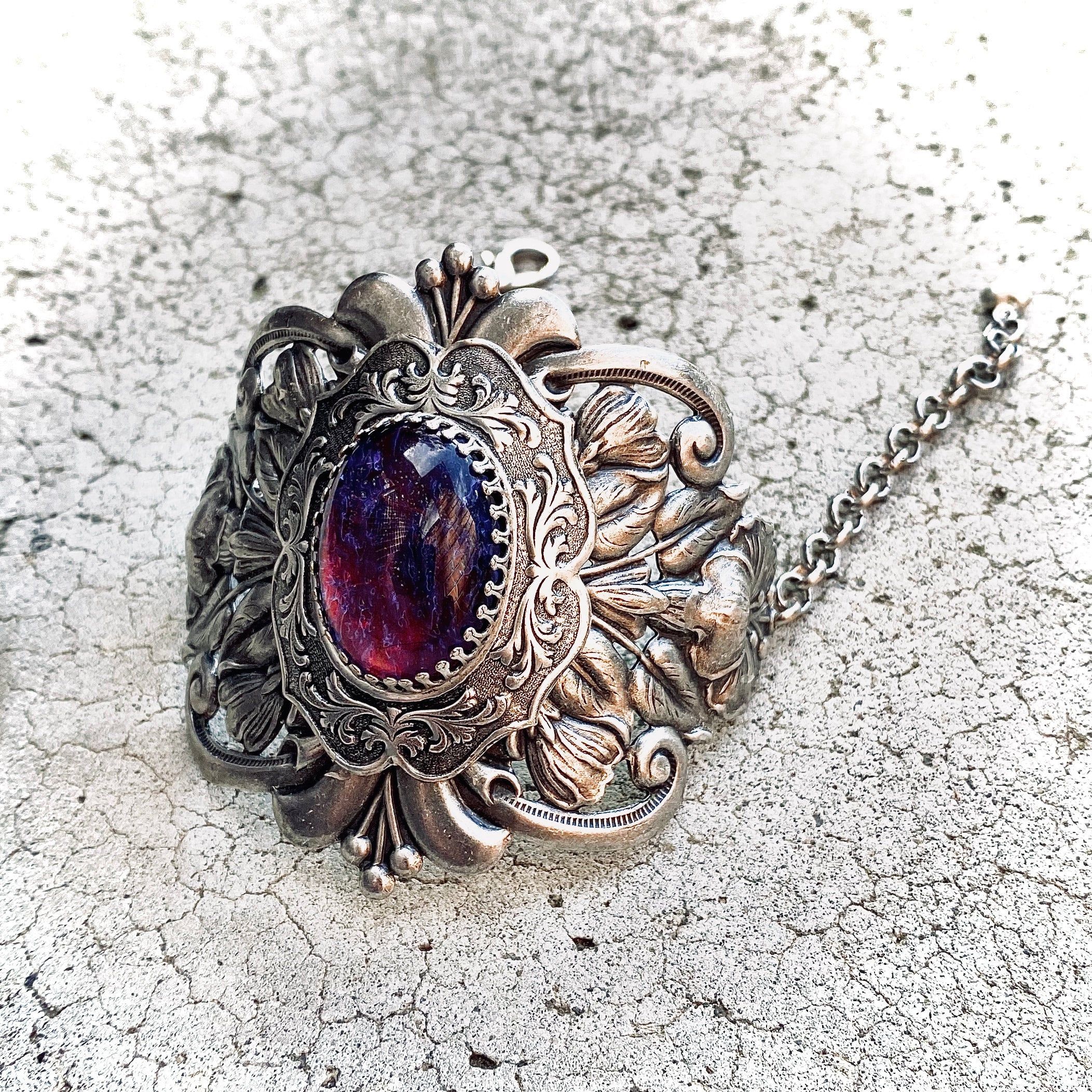Dragons Breath Filigree Wrist Cuff