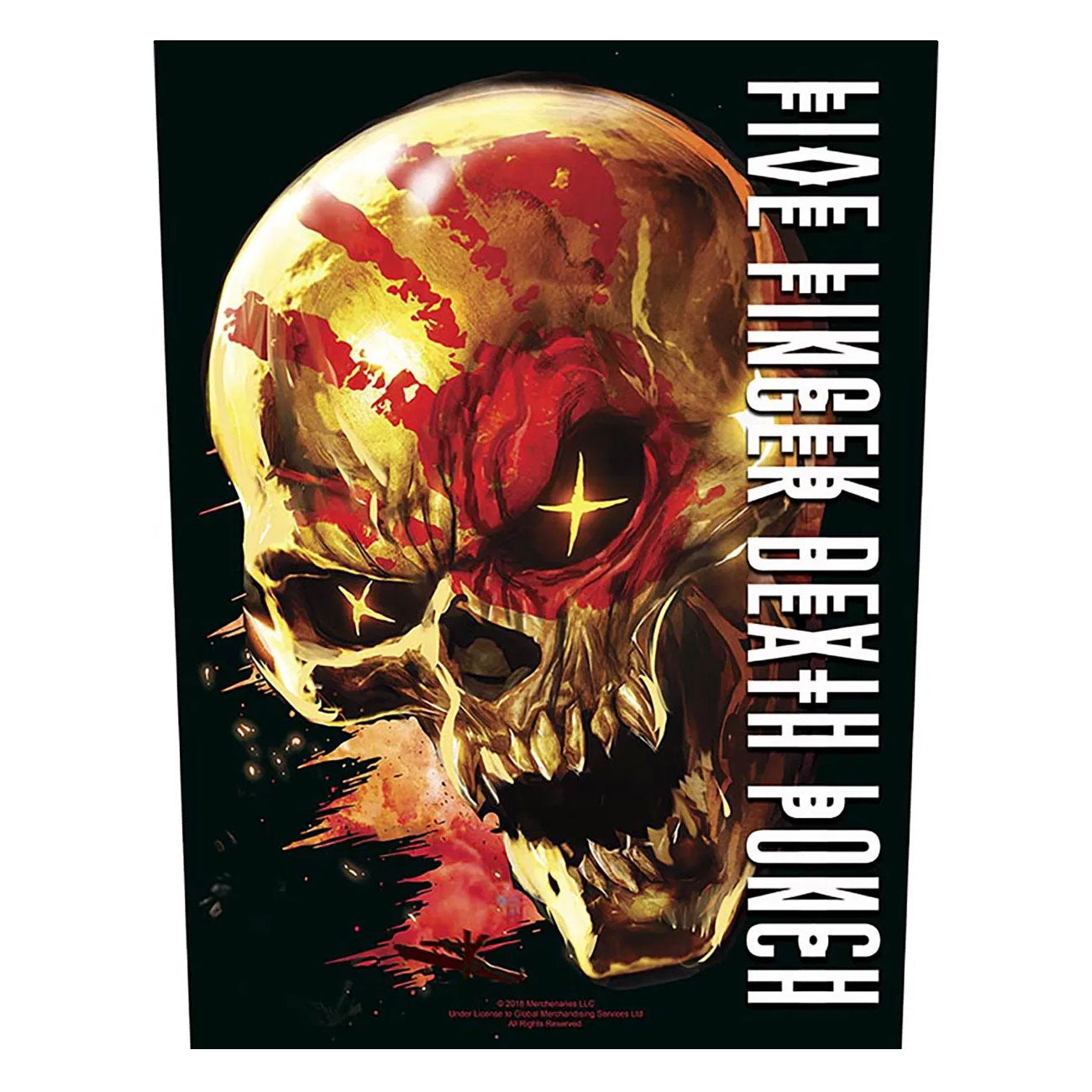 FIVE FINGER DEATH PUNCH (5FDP) and Justice for None Back Patch