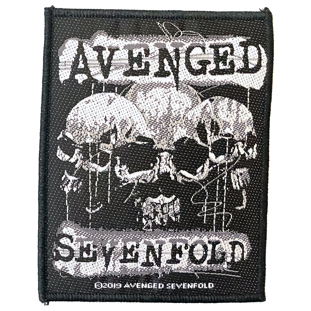 AVENGED SEVENFOLD (A7x) 3 Skulls Patch