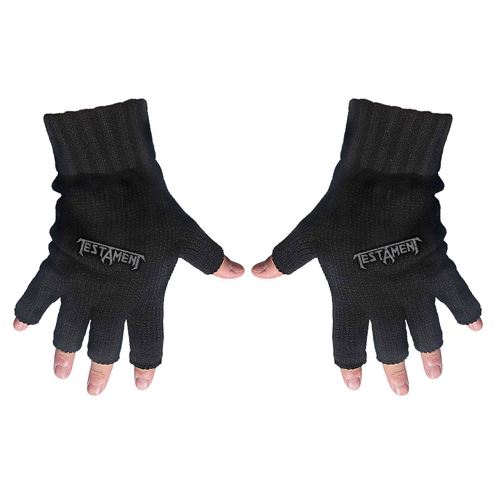 TESTAMENT Fingerless Gloves