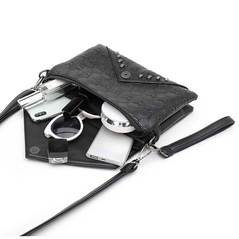 Dead Letter Shoulder Bag: Black