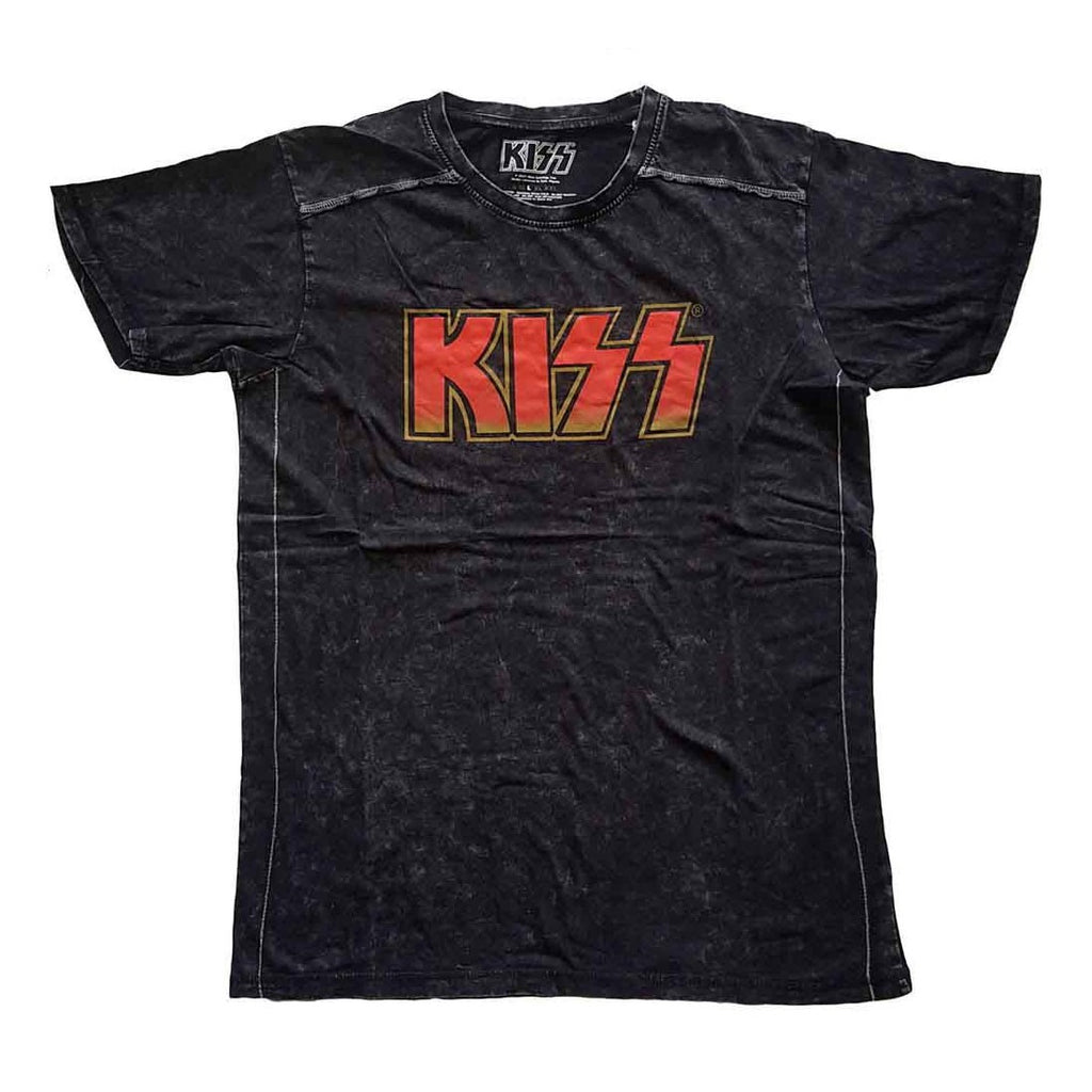 KISS Classic Logo Stonewash Tee
