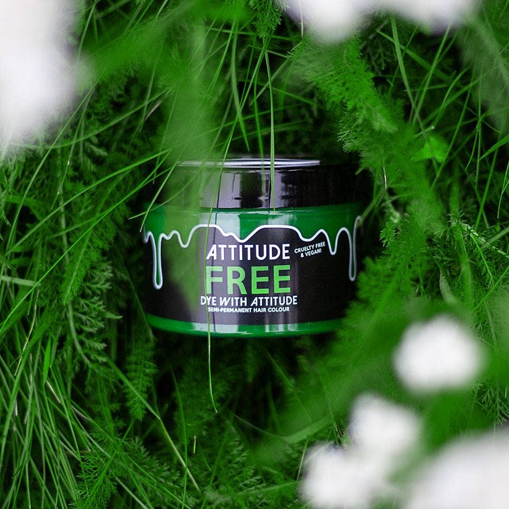 Free UV Green Attitude Hair Dye