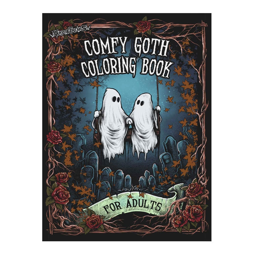 Comfy Goth Colouring Book For Adults
