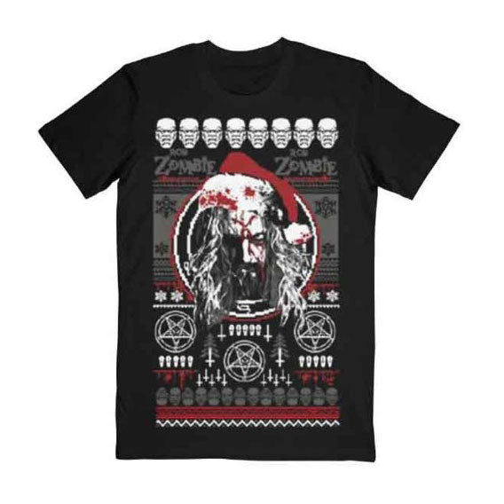 ROB ZOMBIE Bloody Santa Xmas Tee