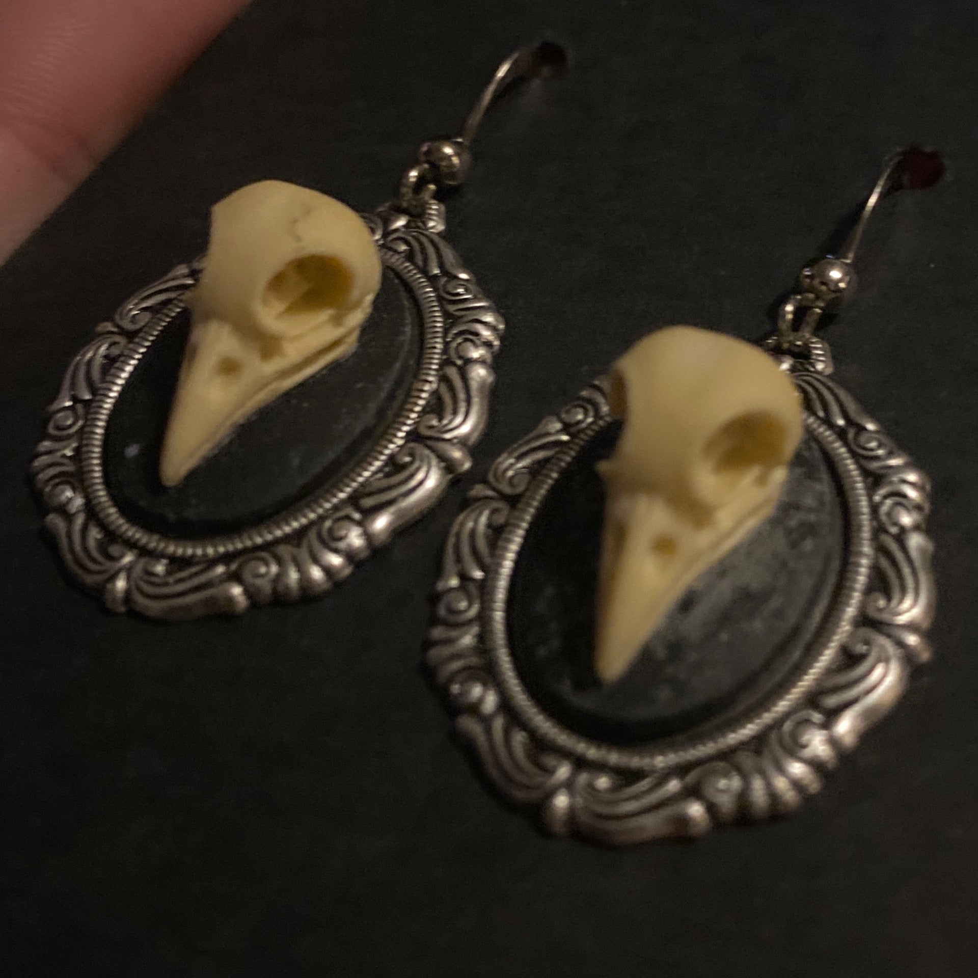Ravens Call Earrings