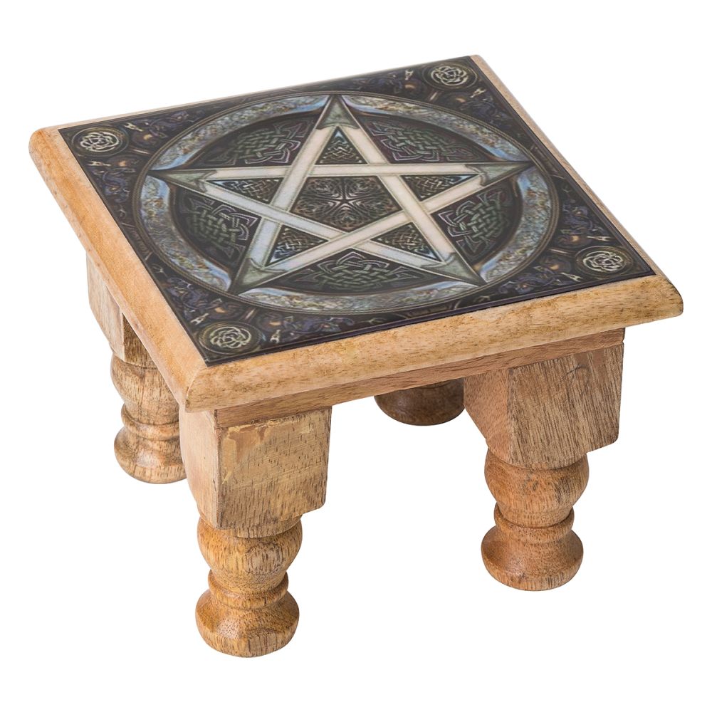 Mini Pentagram Altar Table