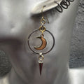 Golden Moon Earrings